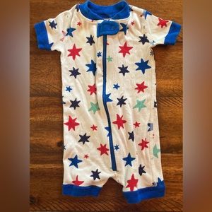 Hanna Andersson Red, White, and Blue Pajamas size 0-3 months